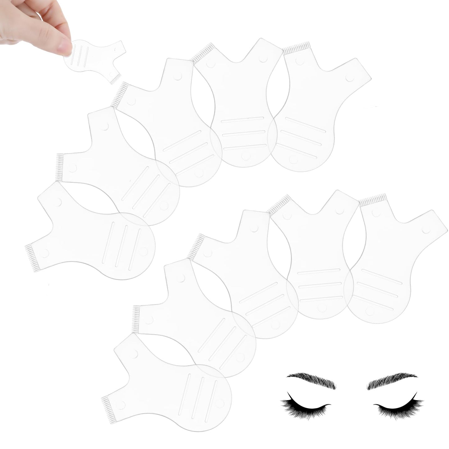100 Pcs Lash Lift Tools Y Eyelash Comb Separator Perm Eyelash Separator Tool Y Shape Lash Applicator Tool Lash Supplies Beauty Tools for Eyelash Extension