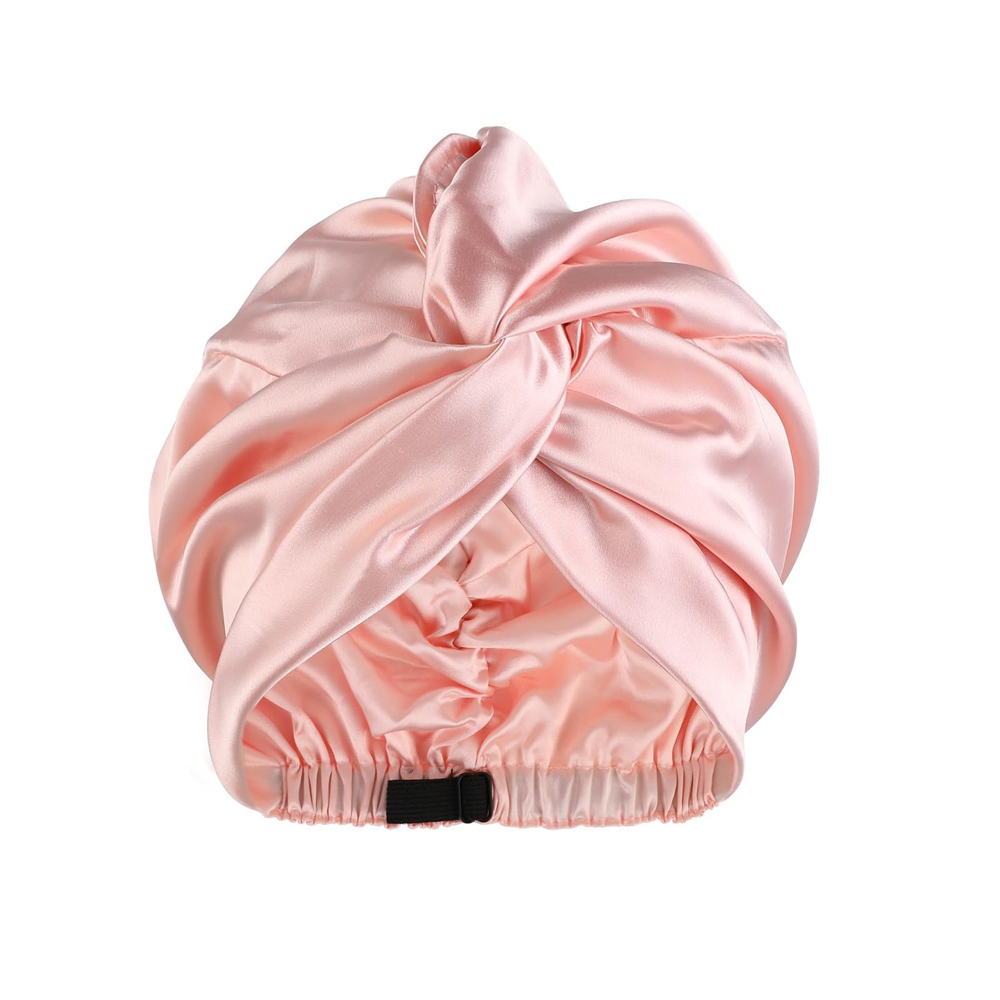 Pink Satin Bonnet Soft Smooth Silk Hair Bonnet for Sleeping Adjustable Hair Bonnet for Curly Hair Care Your Hair