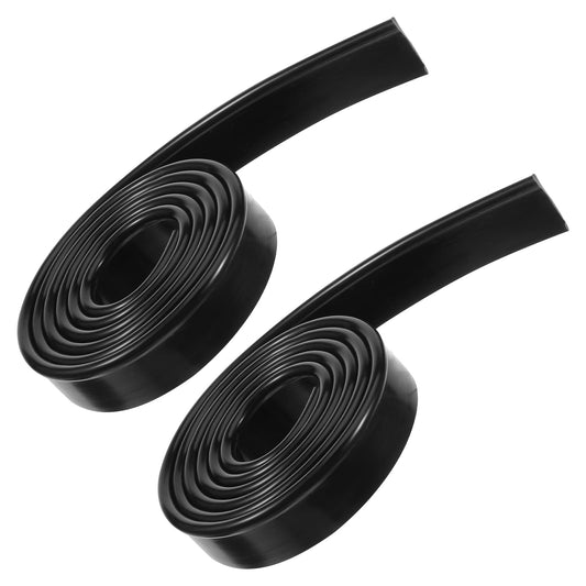 Lusofie 2Pcs 41 Inch squeegee replacement rubber squeegee rubber window squeegee Blade Silicone Squeegee Rubber Replacement ?Black?