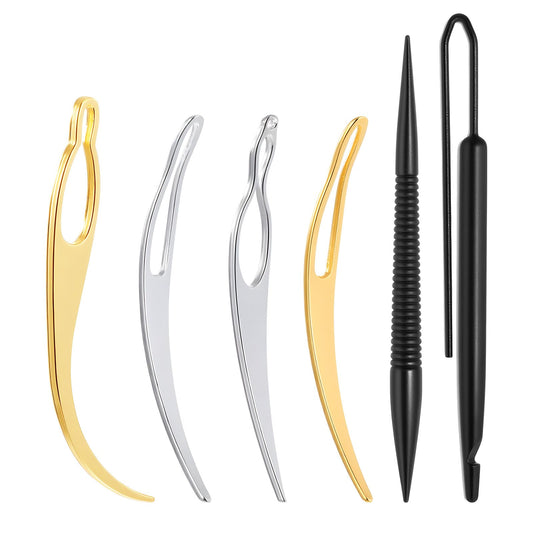 6Pcs Interlocking Tool for Locs, Lightweight Dreadlock Crochet Hook