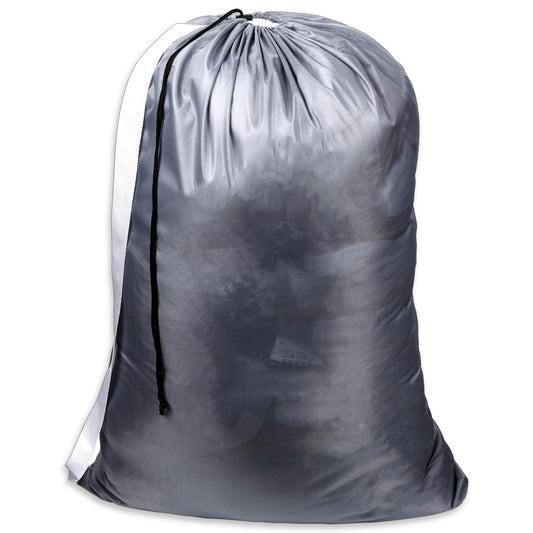 Lusofie Laundry Bag With Straps Large Capacity Drawstring Polyester Laundry Bag Backpack Portable Free Carrying Elegant Gray Laundry Travel Bag College Dormitory Camp Dirty Clothes Bag