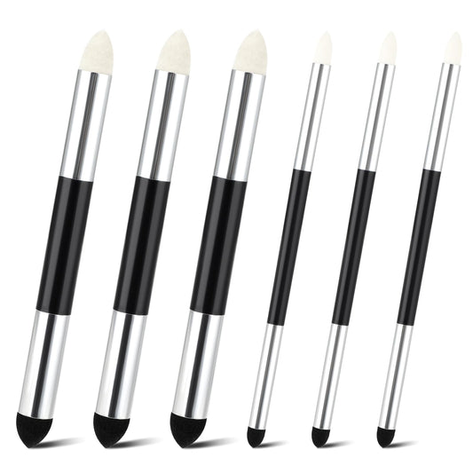 Yolev 6 PCS Blending Sponge Pen Double Headed Washable Rubbing Sponge Brush Sketch Wipe Reusable Blending Stump Drawing for Student Sketch Drawing Accessories Artist Charcoal Sketch Drawing Tools