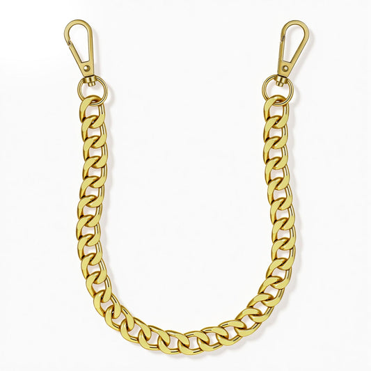 Purse Chain Strap 18'' Antique Gold Bag Chain for Handbags Metal Crossbody Purse Strap Replacement Bag Accessories