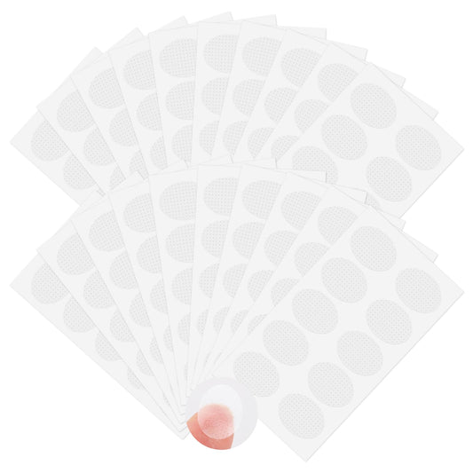 Ear Lobe Support Patches for Earrings, Lusofie 600Pcs Clear Earring Stickers for Split Earlobes Heavy Large Earring Support Patches Stabilizers for Long Time Wearing Earrings(0.59 x 0.49inch)