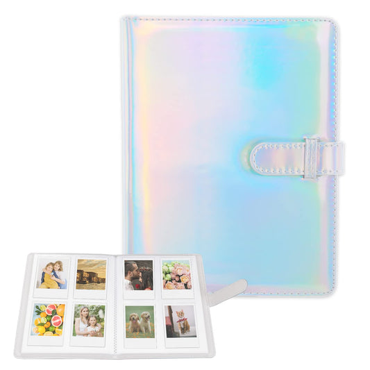 Lusofie 128 Pockets Instax Mini Photo Album, Mini Photo Album for Fujifilm Instax Mini Camera Polaroid Photo Albums Z2300, SocialMatic Instant Cameras & Zip Instant Printer