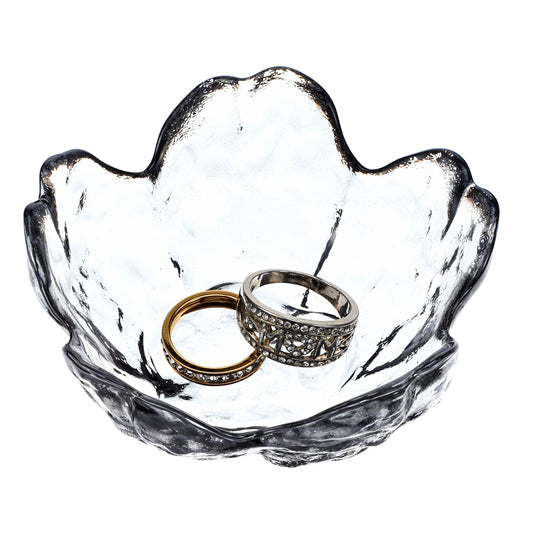 DIVINA VITAE Flower Ring Dish Jewelry Tray, Flower Jewelry Dish Tray