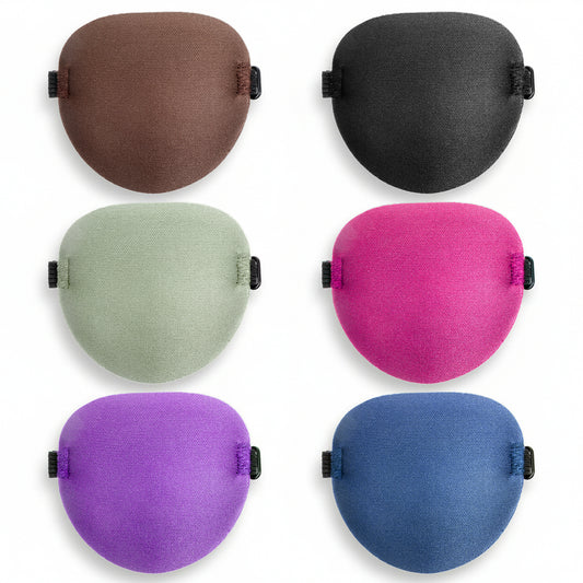 6 Pcs Eye Patch, 3D Soft Medical Eye Patches for Left or Right Eyes, Adjustable Medical Eyes Patch for Amblyopia, After Surgery Recovery, Multiple Colors