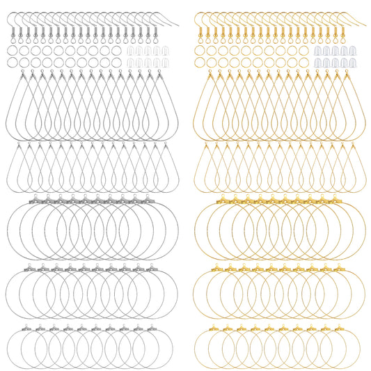 HaiFafafaing 700pcs Hypoallergenic Earring Making Kit