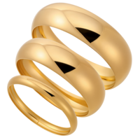 Josojoou 3PCS Chunky Gold Bracelet Chunky Bracelets for Women Gold Chunkys Bracelet, Simple And Elegant, Suitable for Daily Life, Leisure, Party Multiple Occasions