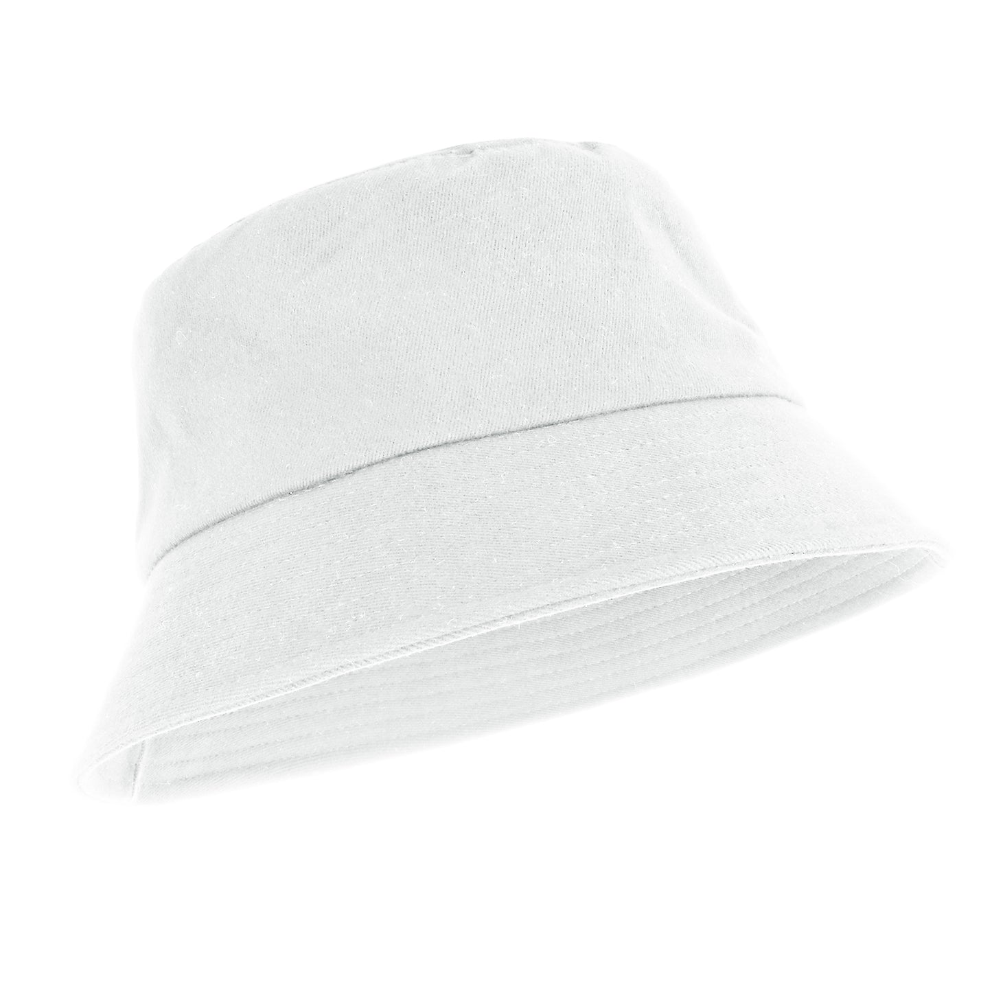 Telooco Unisex Bucket Hat Sun Protection Sun Hat Cotton Soft Oasis Bucket Hat Solid Colors Fisherman Hats for Outdoor Sports (White)