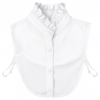 Josojoou Detachable Fake Collar, Mock Neck Detachable Half Blouse Shirts, Collars for Women, Dickey Collar for Women (White)