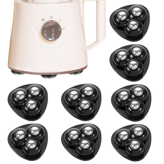 8Pcs Self Adhesive Caster Wheels 360° Swivel Mini Rollers 1.47 Inches Small Appliance Wheels for Storage Box, Small Appliance Storage Bins