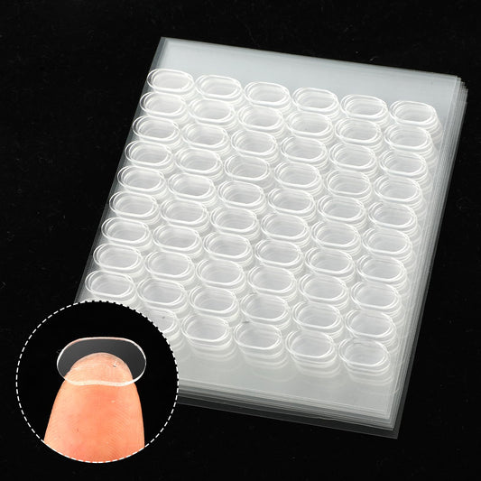 Yolev 600pcs Poster Sticky Tack Removable Double Sided Sticky Dots Glue Putty, Oval Wall Poster Sticky Putty Dots Glue Point for Plastic Glass Metal Ceramic