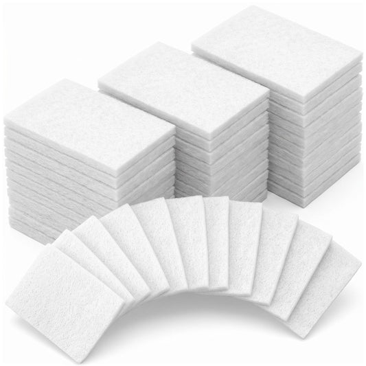 Fiyooau 50 Pack Unscented Aroma Pads for Air Purifier, 1.2x0.86'' Refill Essential Oil Pads Humidifier Scent Pad Replacement for Home Electronic Equipment Locket Scent Ball Plug-in Diffuser