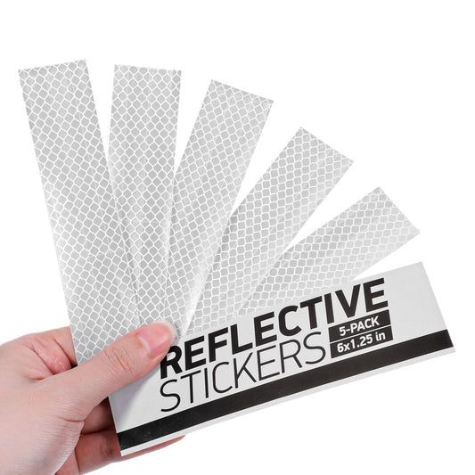 HaiFafafaing Reflective Sticker 15 m x 3.2 cm Reflective Tape Self-Adhesive White High Intensity Reflective Tapes Reflectors Sticker Waterproof for Bicycle, Vehicles, Cars