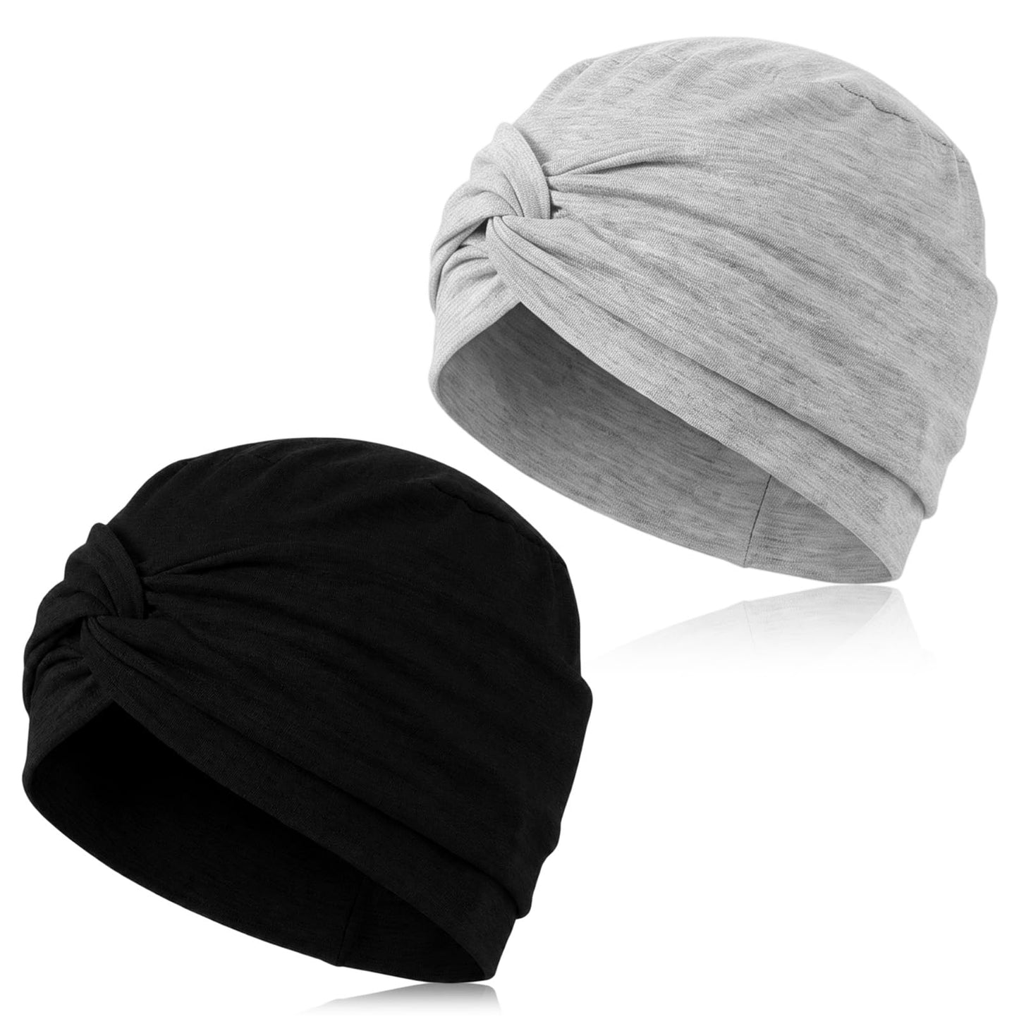 Chemo Headwear, 2Pcs Soft Stretch Chemo Hats for Women