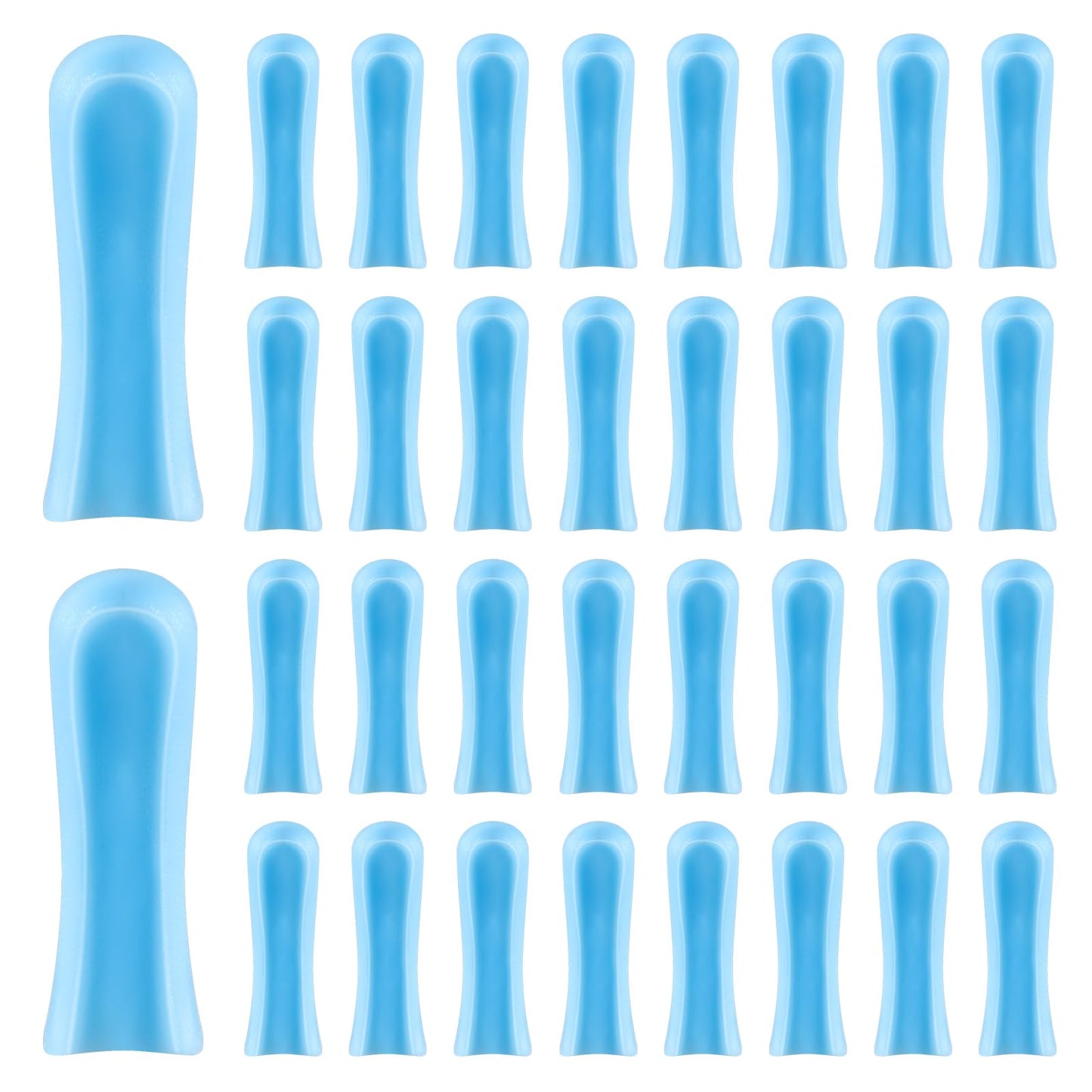 60pcs Silicone Ear Spoon,Ear Cleaner Replacement Tips,Reusable Ear Cleaning Kit for Ear Camera,Family Adults Baby Ear Health Care