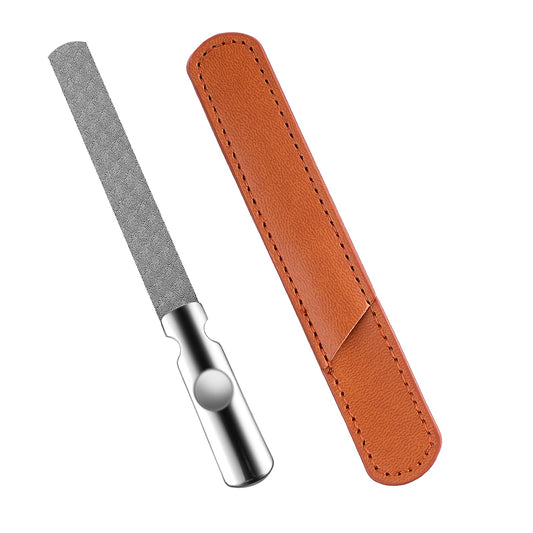 Professional Nail File Double Sided Metal Nail Files for Women and Men Stainless Steel Fingernail Files Reusable Manicure Filer for Natural Nails Manicure Tools for Home Salon or Travel Use