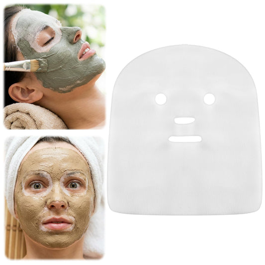 Fiyooau 150 Pieces Gauze Face Mask for High Frequency Wand, Pre-Cut Facial Gauze Pads White Net Natural Spa Skin Face Mask Sheet for Home Beauty Salon