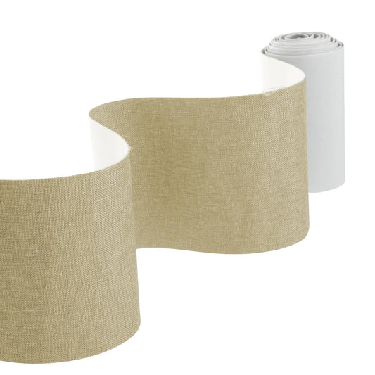 Lusofie Canvas Patches self-adhesive Patio Furniture Repair Kit General Fabric Tape For Clothes For Repairing Sofas clothes Tents Boat Covers Umbrellas Patios Backpacks (Off-White)