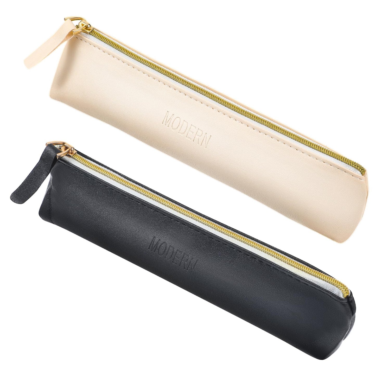 Tucnoeu 2pcs Mini Cosmetic Bag for Purse Small Leather Pouch Small Make up Bag with Zipper Portable Small Cosmetic Organizer for Women and Girls