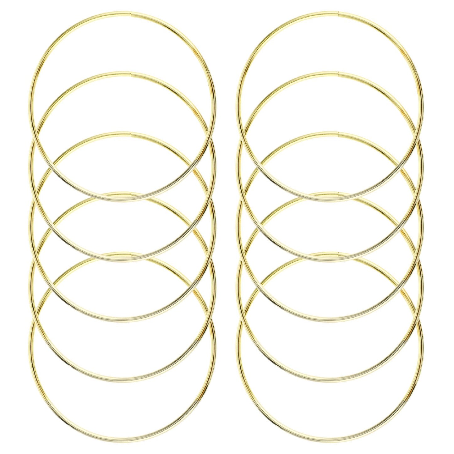 10Pcs Metal Floral Hoop Wreath10cm Hoops Steel Macrame Rings Round Hoops for Dream Catchers Festival Wreaths Macrame DIY Wedding Party Decoration