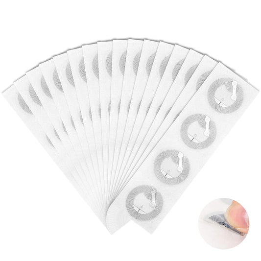 100 pcs NFC Tags Sticker NTAG215 Programmable NFC Tags 504 Bytes Memory Adhesive Labels Rewritable RFID Stickers Compatible with TagMo and Amiibo All NFC-Enabled Smartphones and Devices