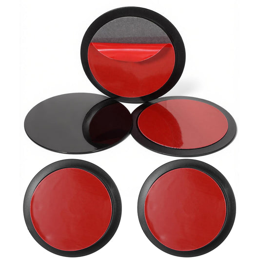 Dashboard Pad Mounting Disk Sticky Adhesive Replacement Kit, 5Pcs Reusable Picky Pad 2.75Inch Super Heat-Resistance Phone Suction Pads for Suction Cup Car Phone Holder Disc Windshield Dash Cam