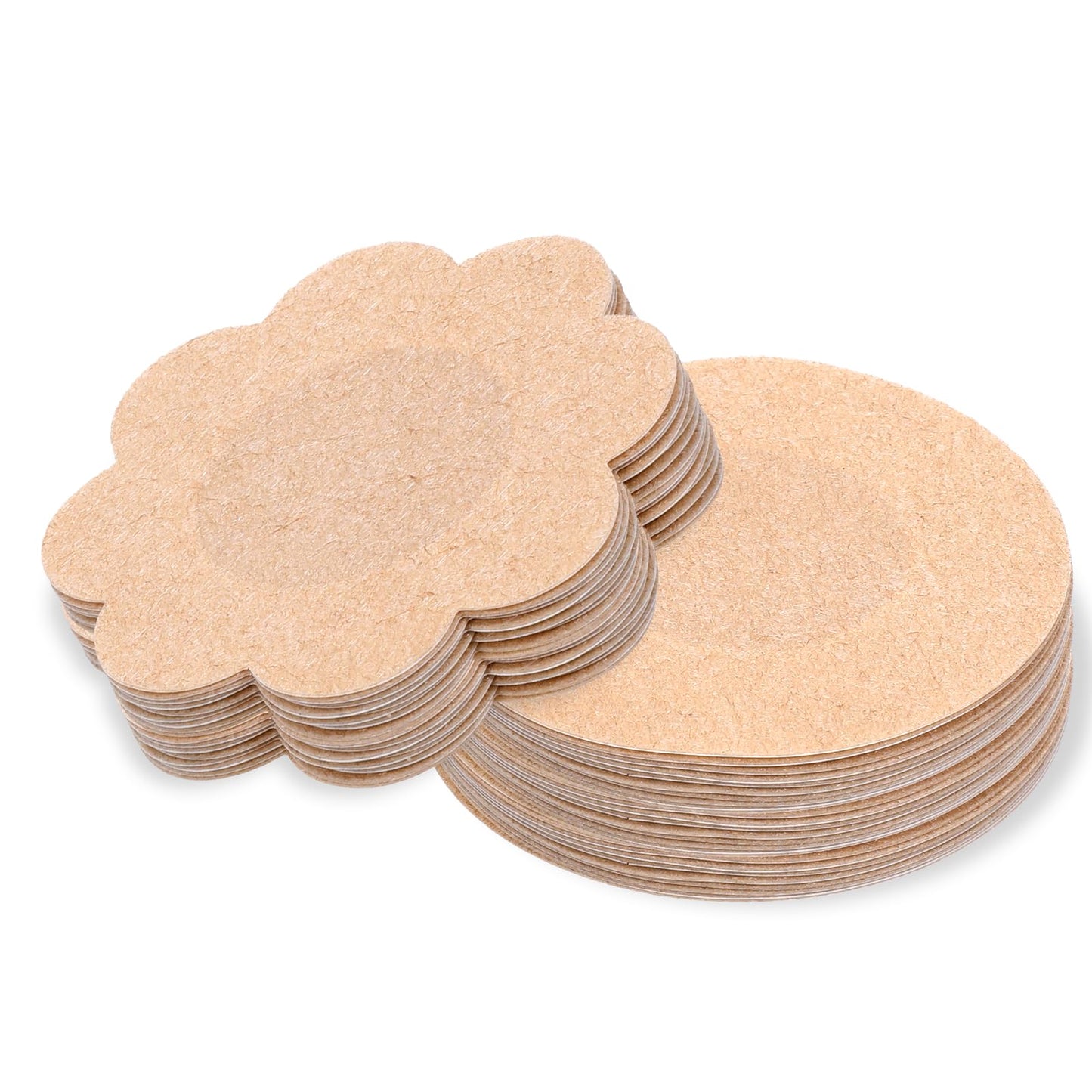 100Pcs Disposable Nipple Covers Natural & Invisible Pasties Nipple Covers