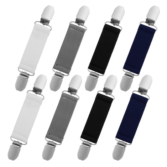 Lusofie 8 Pieces Fashion Cardigan Clip? Stainless Steel Dresses Shawl Clip Elastic Clip Garments Glove Clips Shawl Clip Sweater Clips For Men And Women