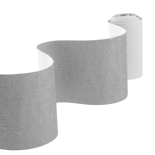 Lusofie Canvas Patches self-adhesive Patio Furniture Repair Kit General Fabric Tape For Clothes For Repairing Sofas clothes Tents Boat Covers Umbrellas Patios Backpacks (Dark Gray)