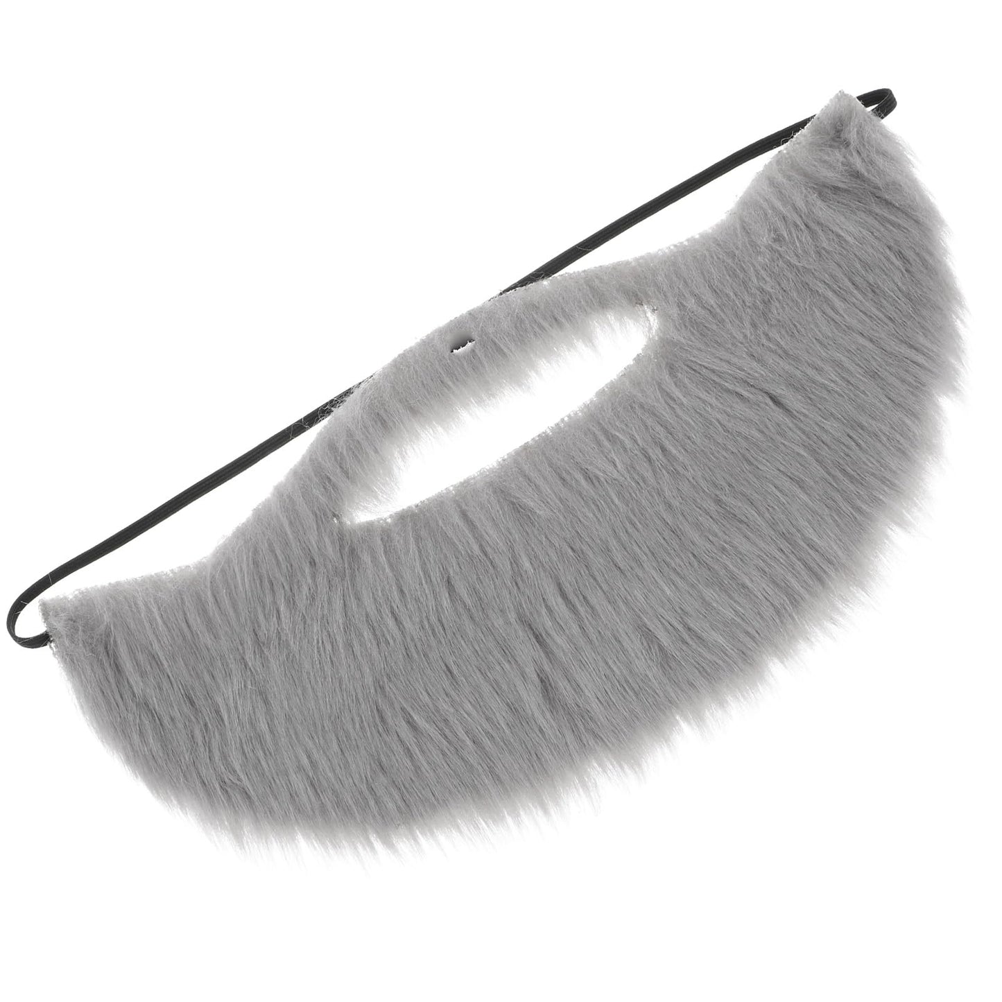 Fake Mustache Grey Fake Beard Costume Elastic Fakes Grey Beard Mexican Pirate Detective Mustache for Disguise Male Makeup Halloween Christmas Fiesta Masquerade Party Cosplay 100 Days of School