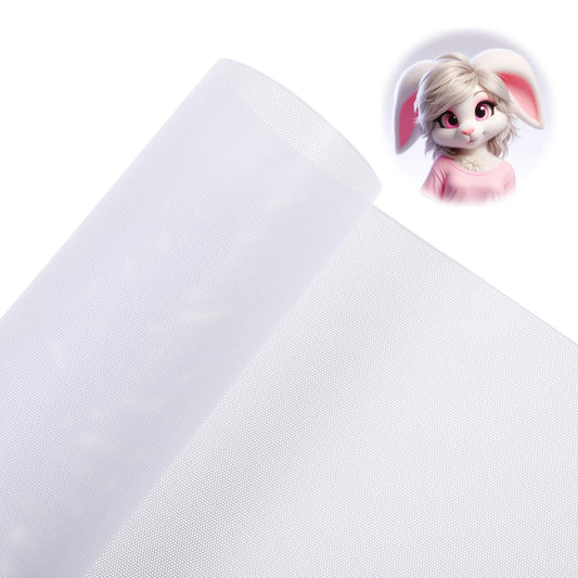 Fursuit Eye Mesh 100cm Waterproof Plastic Mesh Canvas Sheet 0.2 mm Thick White Printable PVC Mesh for Mask Eyes Furries Cosplay Props Sculpting Fursuits Decor Craft Making