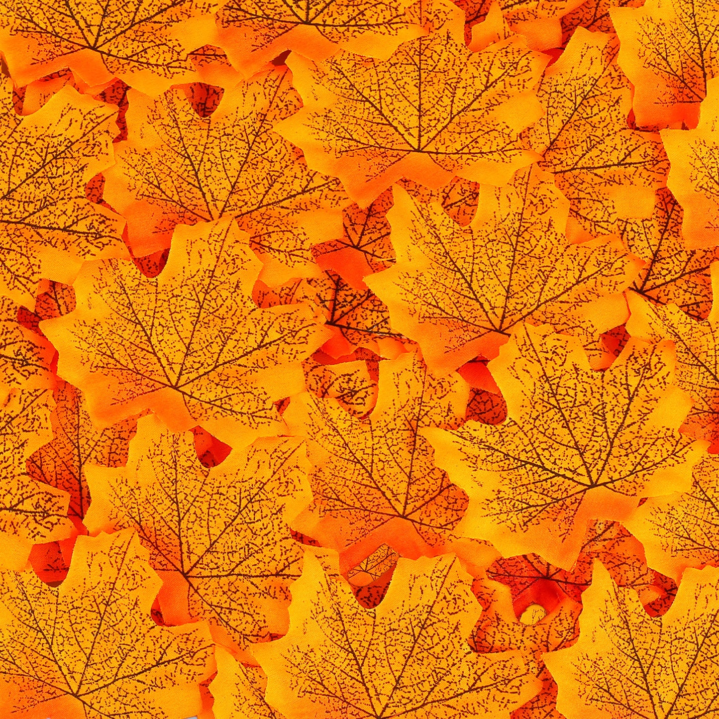 Lusofie 400 PCS autumn leaves fake fall leaves 3.15inch fall decorations for home for Halloween Thanksgiving Day Wedding Events Party thanksgiving decorations