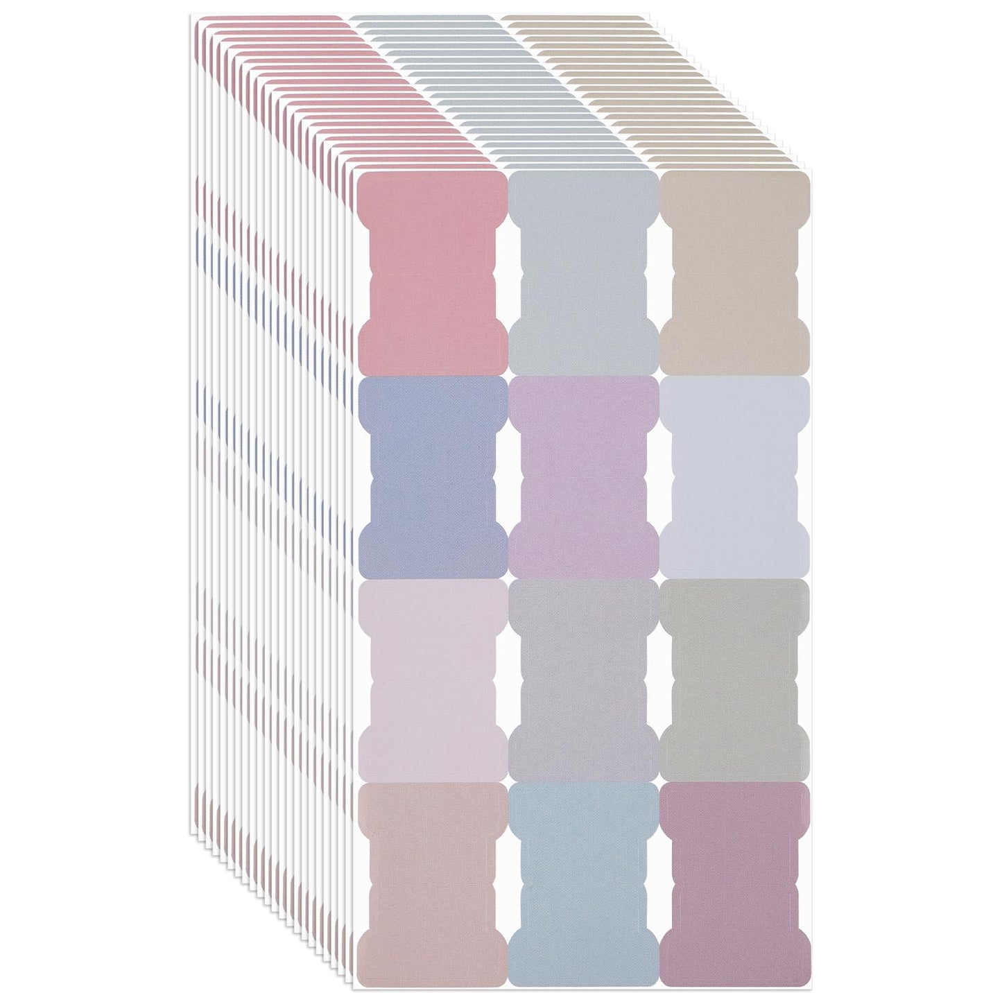 60 Sheets/720 Pcs Repositionable Page Markers Tabs, Double Sided Sticky Index Tabs, Annotation Tabs, 12 Colors Sticky Tabs Page Markers for Labeling Classifying Planning