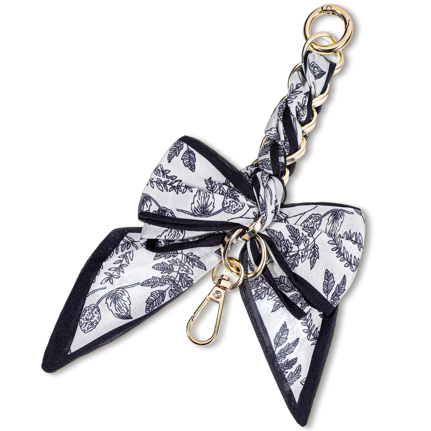 Bow Purse Charms Ladies Wallet Strap Extension Replacement,Gold Purse Chain Girls Crossbody Bag Extension