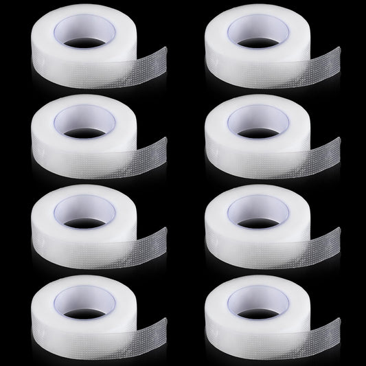 8 Rolls Eyelash Tape,PE micropore tape for Eyelash Extension,4.5cm/1.77inch Adhesive Fabric Tape for Lash Extensions False Eyelash Patch Makeup?Individual Package?