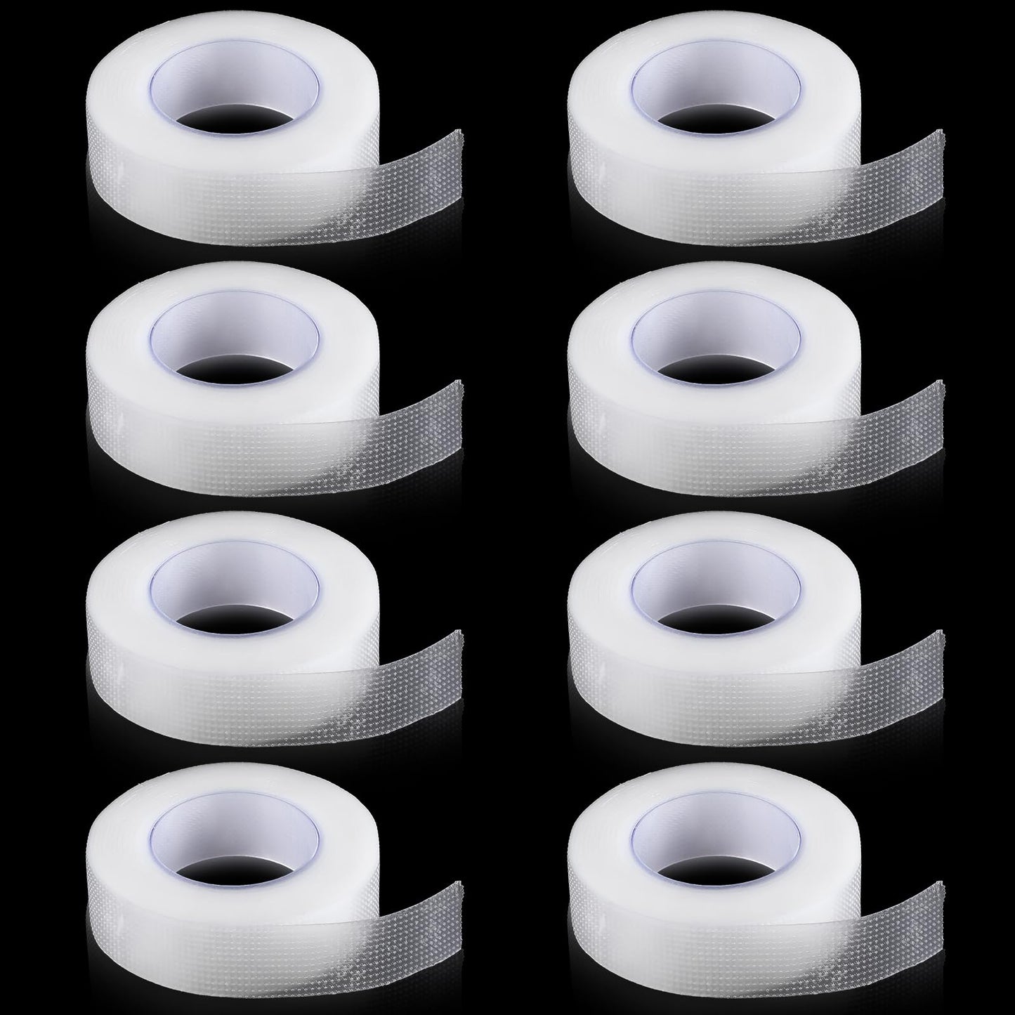 8 Rolls Eyelash Tape,PE micropore tape for Eyelash Extension,4.5cm/1.77inch Adhesive Fabric Tape for Lash Extensions False Eyelash Patch Makeup?Individual Package?