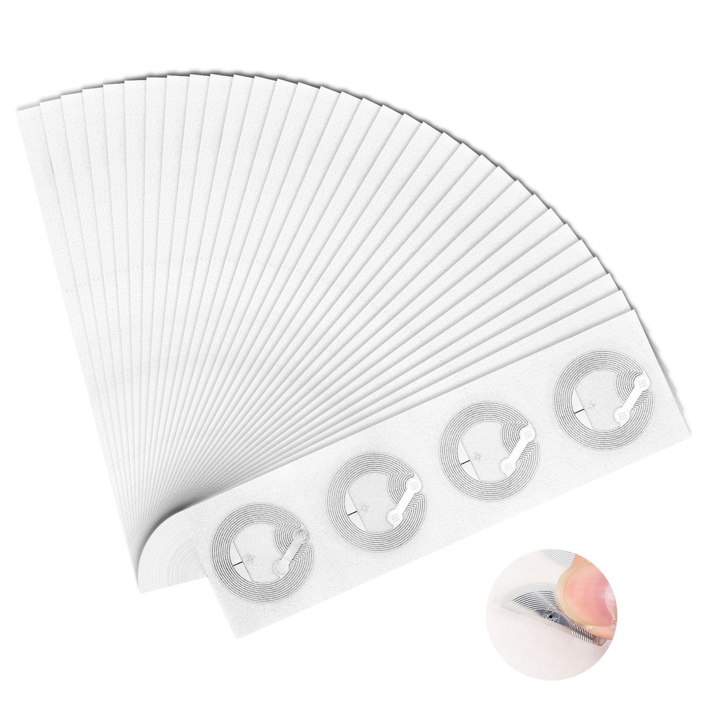 100 Pcs Tags, 1 Inch Stickers, 504 Bytes