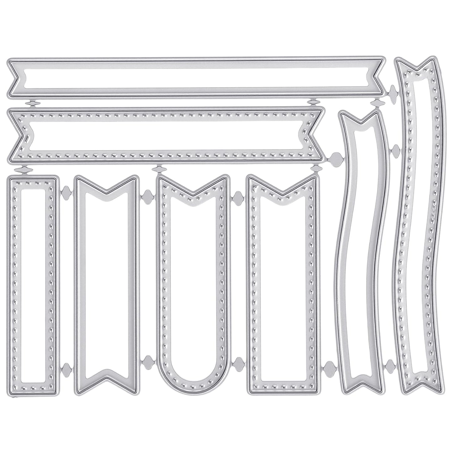 Backgrounds Frame Die Cuts for Card Making, Frame Metal Cutting Dies DIY Album Card Making Decor Paper Craft Background Embossing Stencils for Party Wedding Decorations