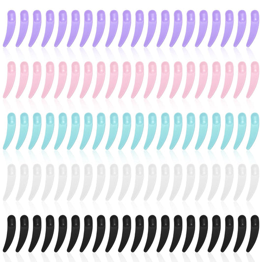100Pcs Mini Spatula for Cosmetics Small Skincare Spatula Bulk Disposable Makeup Spatulas Mini Plastic Makeup Scoop Spatulas for Mixing and Sampling(5 Colors)