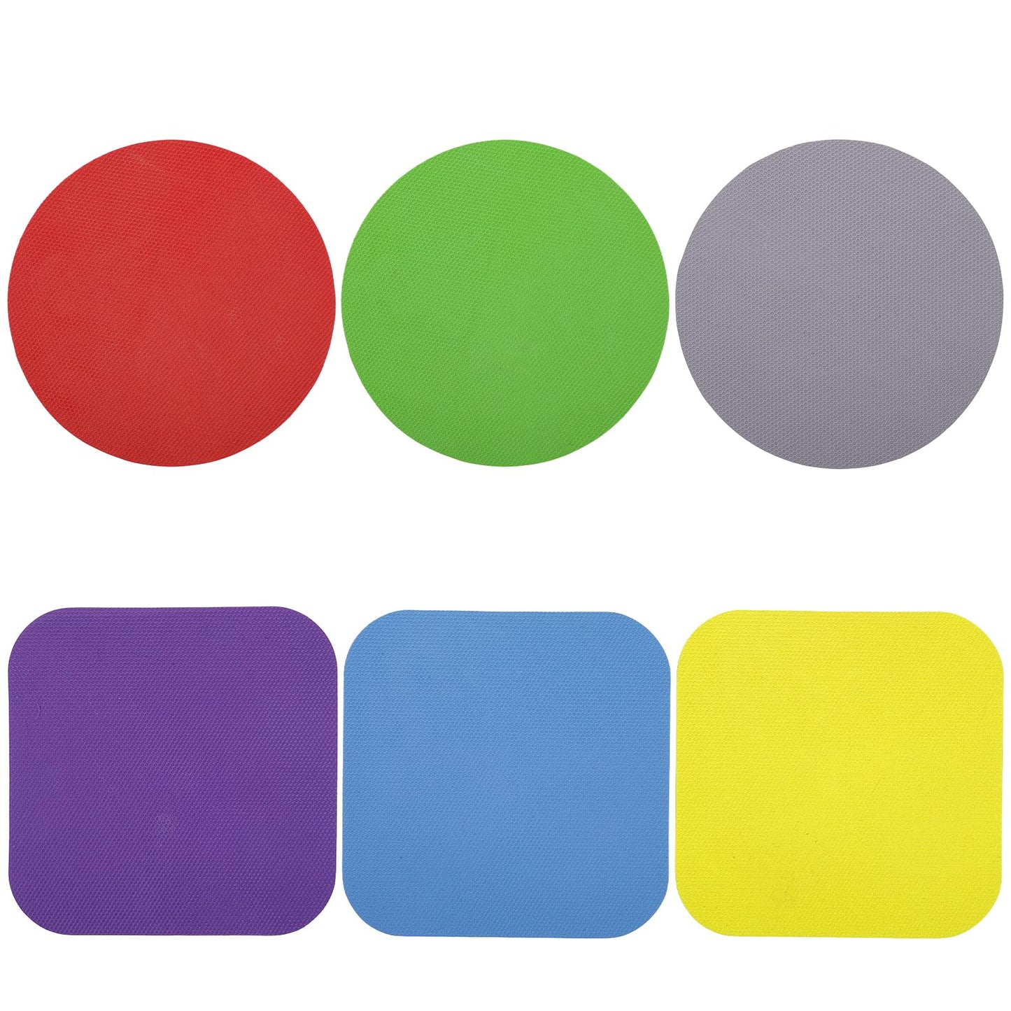 6 Pcs Rubber Jar Gripper Pads Reusable Bottle Opener Jar Gripper Round and Square Weak Hands Multi Function Lid Opener Fit for Most Bottles Jar Elderly Children Women Weak Hands