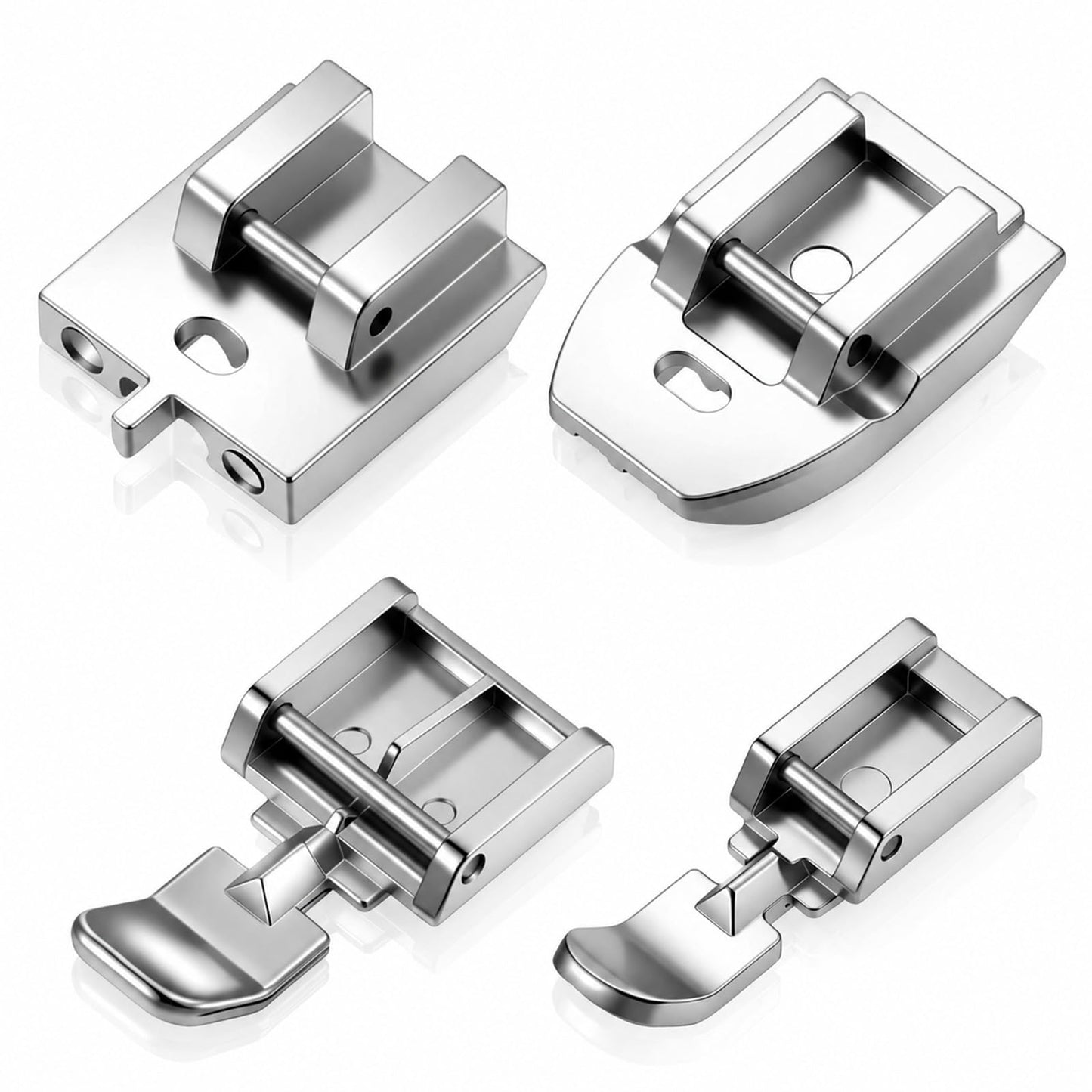4pcs Invisible Zipper Foot Invisible Zipper Presser Foot Kit
