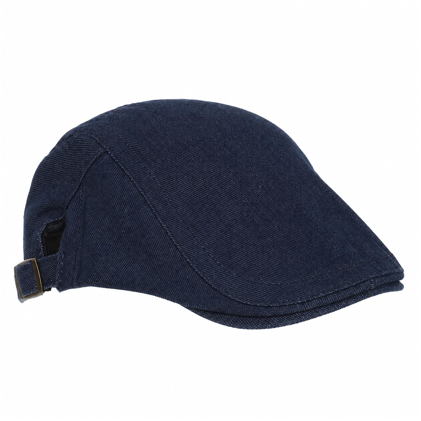 Newsboy Hats for Men, Cotton Adjustable Denim Hat for Men(Blue,Navy blue)