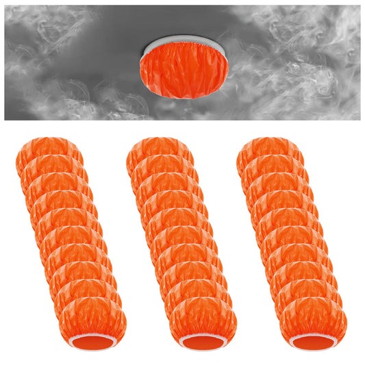 Yolev 36Pcs Detector Cover Detector fire Alarm dust Cover Household Cover Thicken Elastic Alarm Paint Cover for Home Cooking or Baking