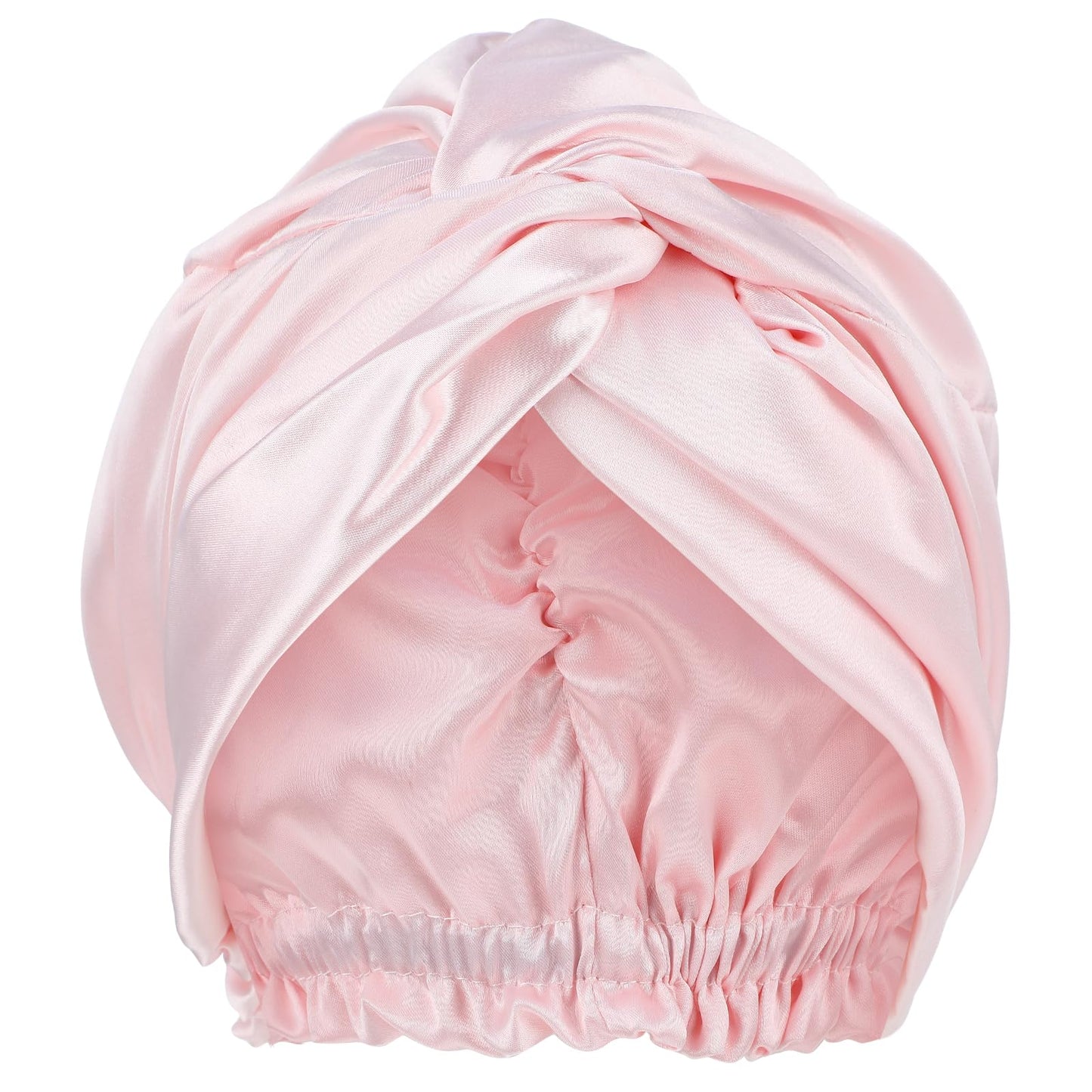 Silk Bonnet for Sleeping Women Adjustable Satin Bonnet Pink Hair Wrap Silk Head Scarf for Sleep Bonnets For Curly Hair Night Braid Elastics Double Layer Turbans Tie Bonnet Silk Hair Cover Net