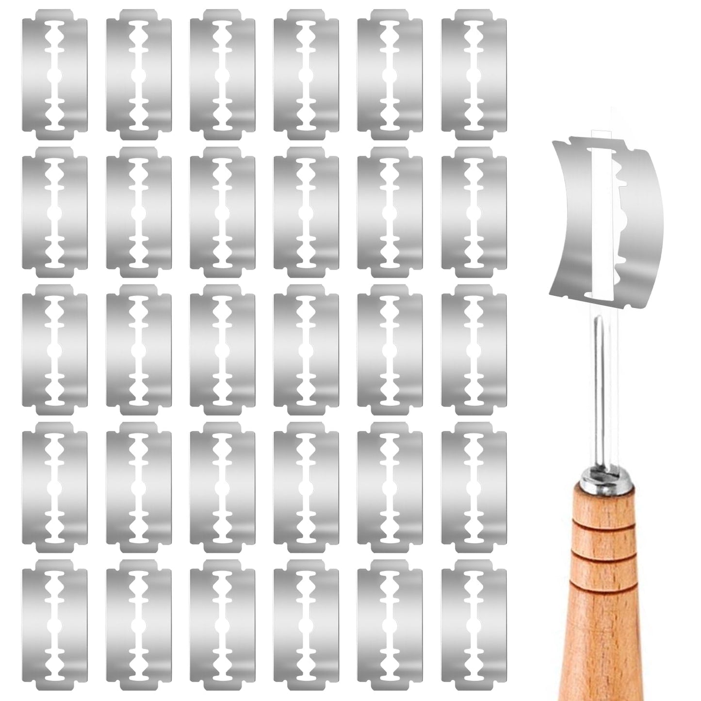 Tucnoeu Bread Lame Blades Bread Lame Blades Refill Bread Lame Slashing Tool Bread Scoring Knife