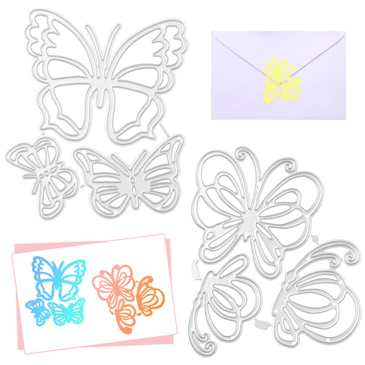 Butterfly Die Cuts for Card Making Butterflies Metal Dies Butterfly Cutting Dies Cut Stencils for DIY Scrapbooking Album Decorative Embossing Paper Dies for Card Making