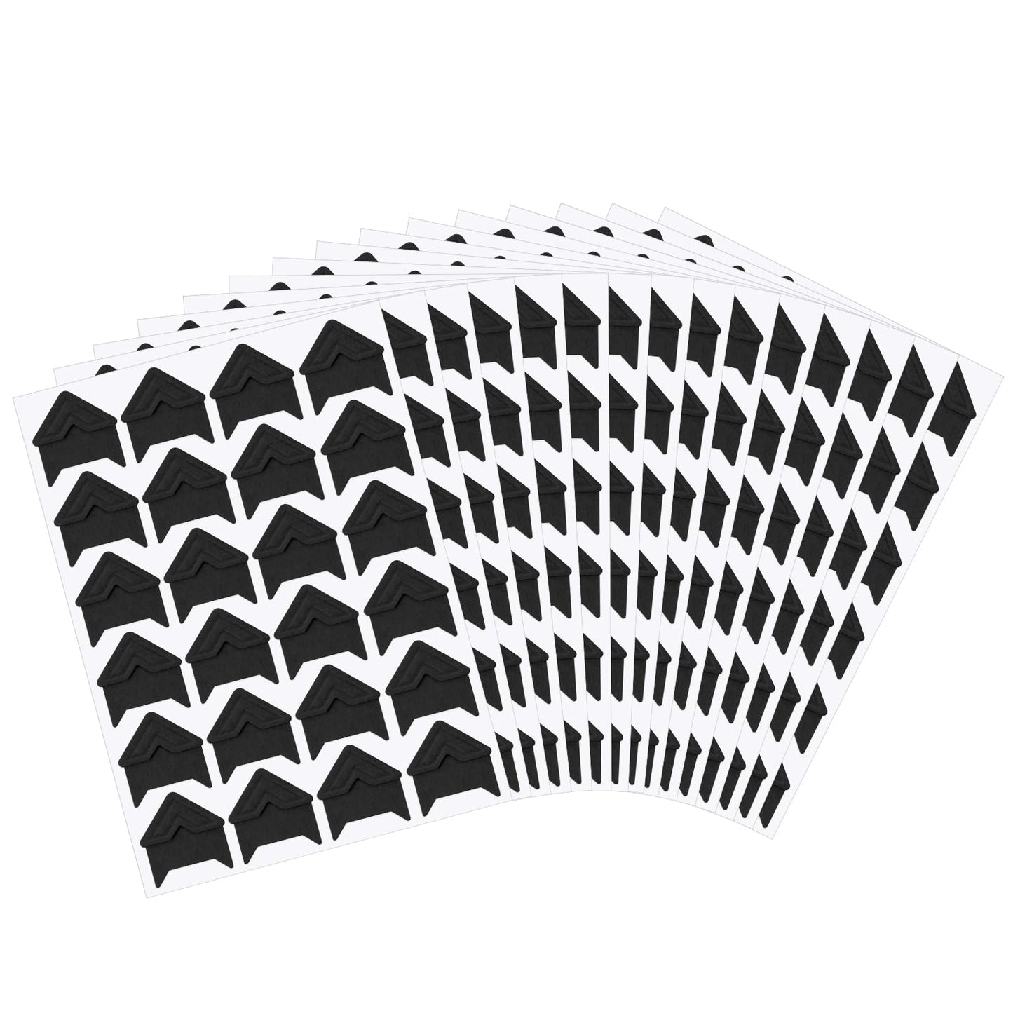 Lusofie 360 Pcs Photo Corners Acid Free Photo Corner Stickers Self Adhesive Photo Mounting Corners for Scrapbooks Picture Album Memory Books Journal Scrapbook Supplies(Black)