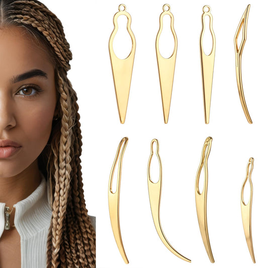 8 Pcs Interlocking Tool for Locs, Sisterlock Retighten Tool, Dreadlock Crochet Needle for Maintaining Dreadlocks & Hair Extensions